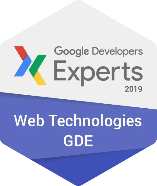 2019 Google Developer Expert Badge: Web Technologies