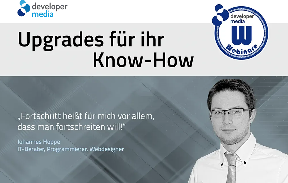 Webinare für Developer Media