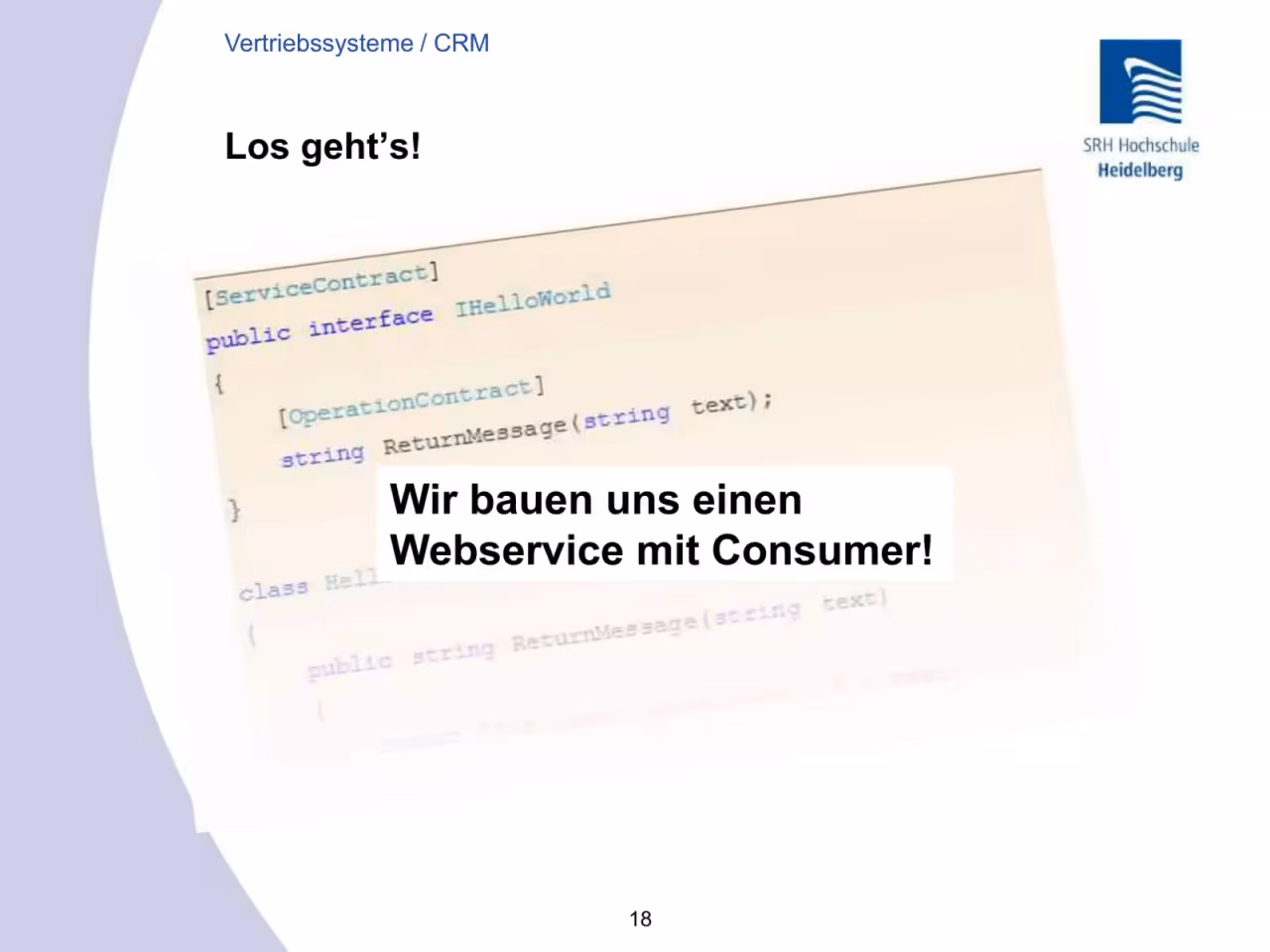 Präsentation, Folie 18 von 19